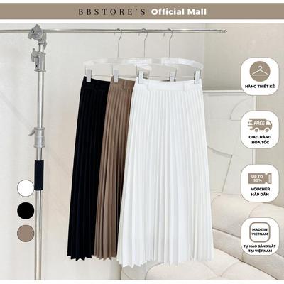  BBSTORE’S Chân Váy Dài Xếp Ly Có Đỉa Lưng Thanh Lịch Và Hiện Đại - V2662 