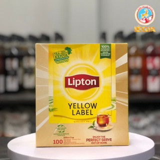 TRÀ LIPTON NHÃN VÀNG 200G - KENYA LIPTON YELLOW LABEL TEA 100 GÓI