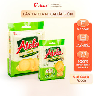 Bánh Cracker Atela Khoai Tây Giòn - Đồ ăn vặt mặn ngọt giòn dinh dưỡng Healthy, Bánh Lễ Tết - Nhiều kích cỡ