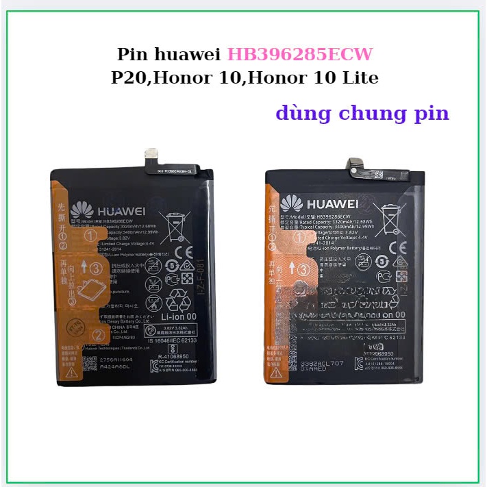 Pin Honor 10 Lite/HB396286ECW,mới