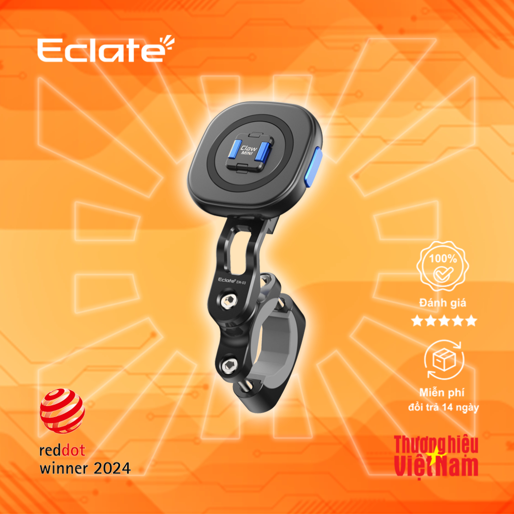 Giá đỡ điện thoại từ tính gắn Ghi-Đông Eclate Clawmini EM-03