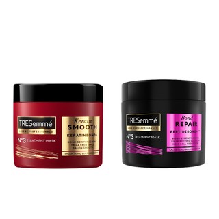 Kem ủ TRESemmé Keratin Smooth Keratinbond+/ Bond Repair Peptidebond+ Cho Tóc Vào Nếp, Giảm Gãy Rụng 180ml