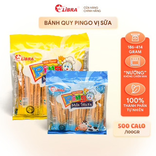  Bánh quy que vị sữa ngọt LIBRA milk cracker Pingo - Đồ ăn vặt dinh dưỡng healthy - nguyên liệu làm bánh 