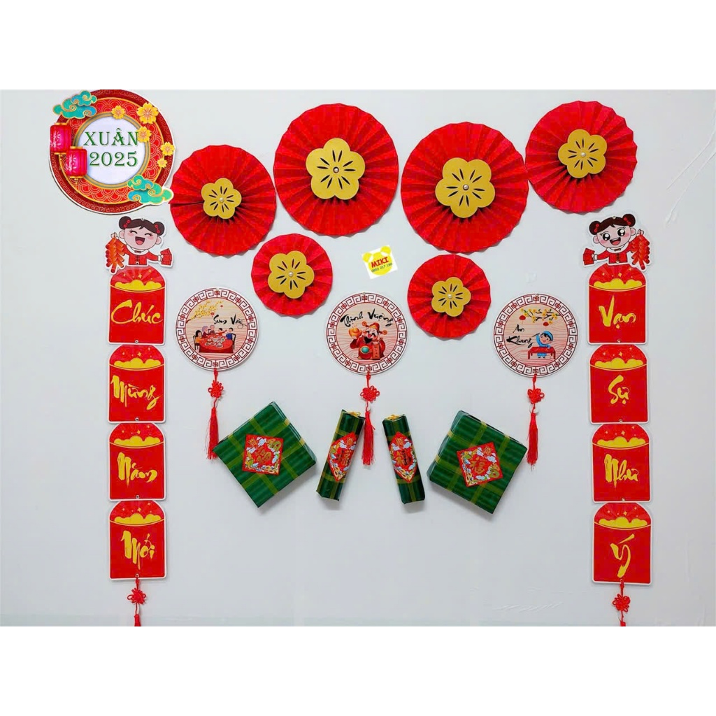 COMBO TRANG TRÍ TẾT XUÂN (Đồ dùng dạy học Miki)