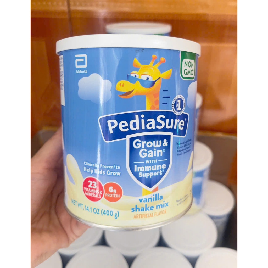 Combo 2 hộp Sữa Pedia Sure Mỹ Hỗ trợ tăng chiều cao của trẻ (400g)