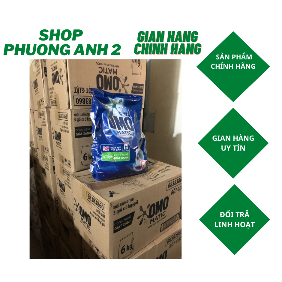 Bột Giặt OMO Matic Cửa Trước 5.7Kg