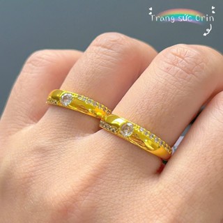 Nhẫn cặp  đính đá sang trọng ORIN EN100