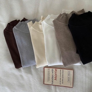 Áo Len Tăm Cổ 3 Phân Giữ Nhiệt Áo len cổ 3p Nữ Ôm Body Xinh Xắn