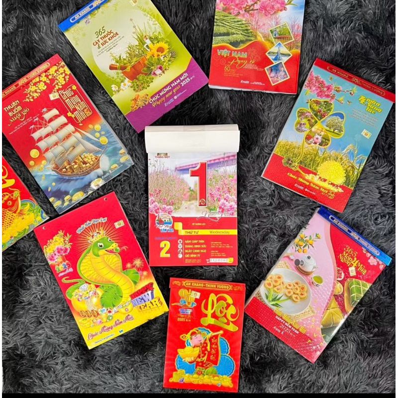 lịch tết 2025. lịch dán tường