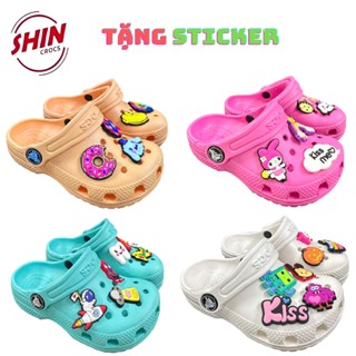 Dép Cross Cho Bé Sục Bánh Mì Trẻ Em, Dép Crocs Classic Trẻ Em Sục Cross Cho Bé Siêu Xinh Êm Ái [ CLASSIC BÉ ]