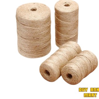 Cuộn 200m dây thừng, dây gai, dây bố, dây đay trang trí handmade, decor