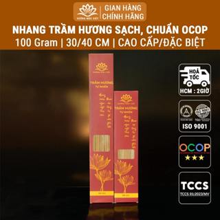 Nhang trầm hương cao cấp [100gr] sạch chuẩn sản phẩm OCOP, ISO 9001 - Xưởng Mộc Việt