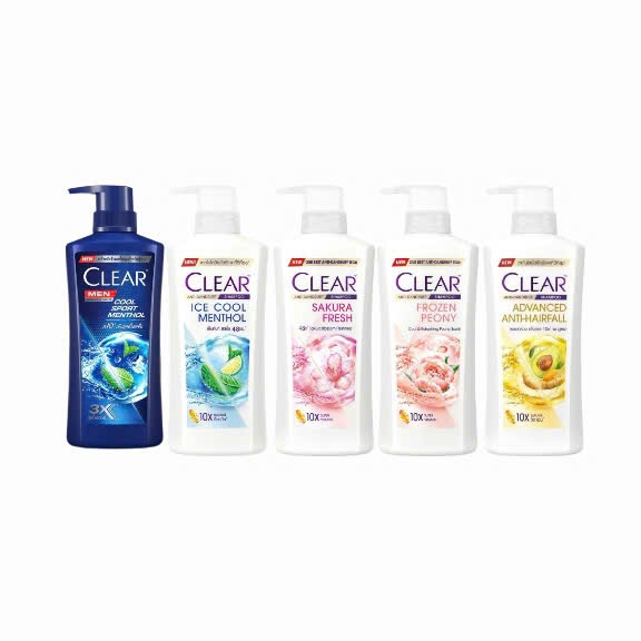 Dầu gội CLEAR sạch gàu thơm mát 400ml Thái Lan