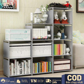  Kệ Để Sách Vở Kệ Để Đồ Dùng Học Tập Tự Lắp Ghép Nhiều Màu Sắc Giá Chứa Đồ Giá Để Đồ Dùng Kệ Nhựa Vải 