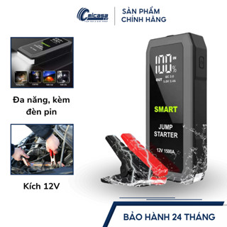 Bộ kích điện bình 12V khẩn cấp cho ô tô S603, pin khủng 16800mAh, tích hợp đèn led trợ sáng