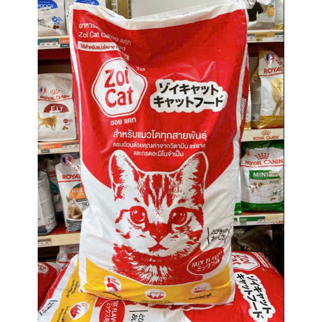 Thức Ăn Hạt Cho Mèo ZOI CAT 20kg - COMBO 20 gói 1kg Thức Ăn Cho Mèo Mọi Độ Tuổi ZOICAT
