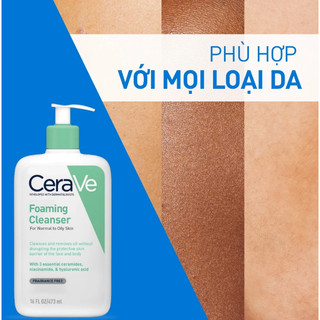 Sữa Rửa Mặt CeraVe Foaming Facial Cleanser