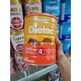   mẫu mới  Sữa bột Vinamilk Dielac Alpha Gold 4 sữa non 1400g  1kg4  