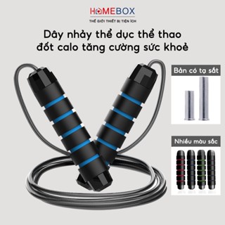 Dây Nhảy Giảm Cân Đốt Mỡ Bụng Lõi Thép Có Tạ 2.9m, Tập Thể Dục Thể Thao Gym Giảm Cân Tại Nhà