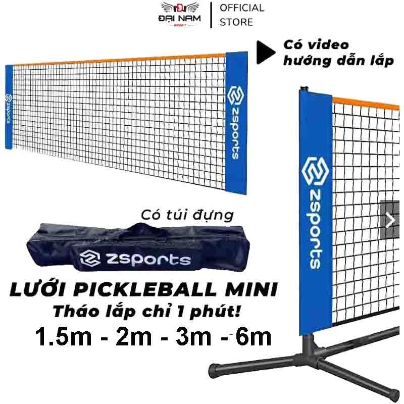  Bộ Khung Lưới Pickleball Mini Từ 1.5m Đến 6m Tháo Lắp Tiện Lợi Sử Dụng Gia Đình Đại Nam Sport 