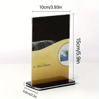 [XUẤT KÈM VAT] Standee Menu Mica A4 Menu để bàn A5 Đế lùa 2 mặt