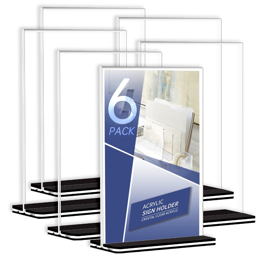 [XUẤT KÈM VAT] Standee Menu Mica A4 Menu để bàn A5 Đế lùa 2 mặt