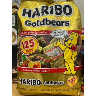   HÀNG MỸ 🇺🇸 DATE 05 2026  KẸO DẺO HARIBO GOLDBEARS 125 gói 1.42kg 