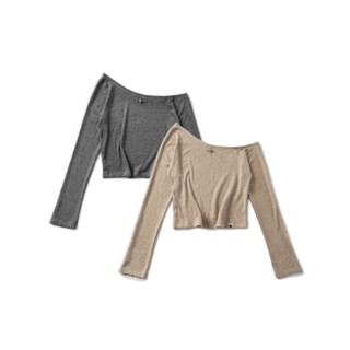 ÁO GÂN LEN ISME WOOLY OFF SHOULDER TOP
