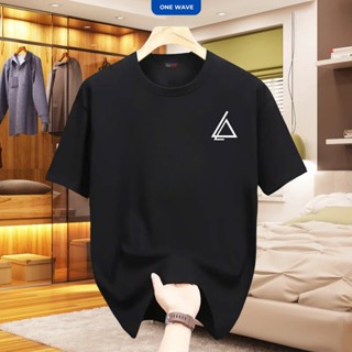  Áo thun nam nữ cổ tròn tay lỡ ONE WAVE hình in siêu chất phong cách âu mỹ boy girl phố dễ mix dễ phối đồ - TS20 