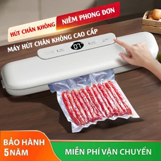 Máy Hút Chân Không Thực Phẩm Gia Đình PVL bảo quản mini hàn miệng túi cao cấp -Tặng 10 túi hút chân không