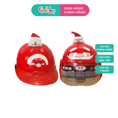 Mũ Nón Bảo Hiểm Mesuca Thoáng Khí Nhẹ Đầu Hình Noel Đáng Yêu Cho Bé