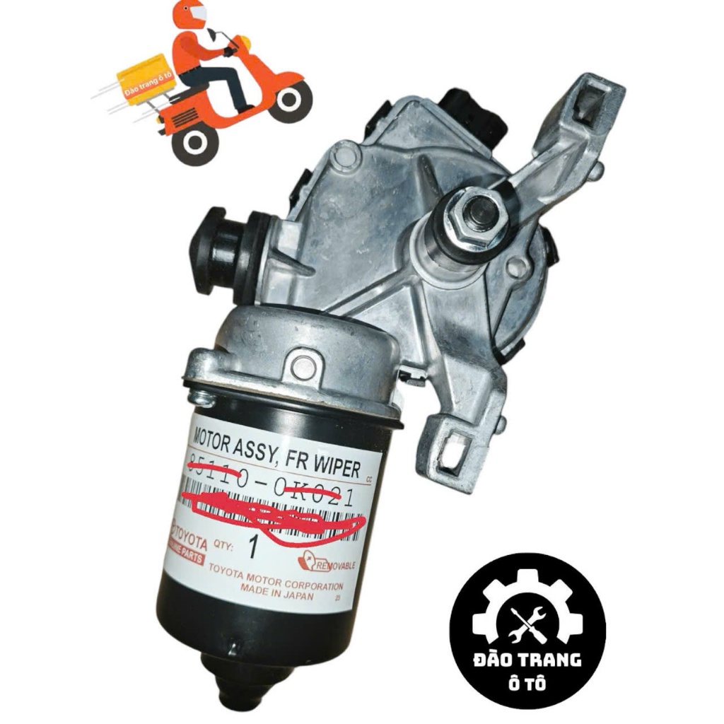 Củ gạt mưa xe ô tô inova mô tơ gạt mưa gạt nước lắp cho xe toyota INOVA phổ biến