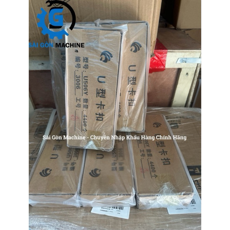 Ghim buộc đầu xúc xích, ghim bấm đầu xúc xích, Ghim chữ U kẹp đầu bưởi da xanh