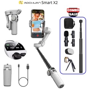Gimbal smart X2, Gimble chống rung điện thoại bản nâng cấp có thể kéo dài, Gimbal chống rung