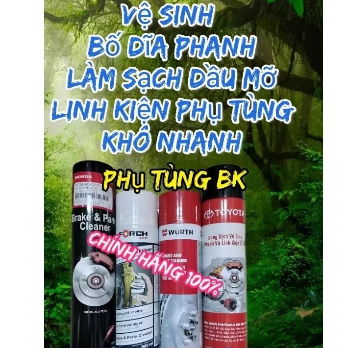 Vệ sinh bố thắng đĩa