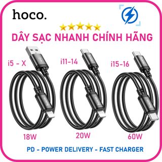 Dây Cáp Sạc Nhanh Cho Điện Thoại iPHONE PD QC -16 15 13 14 12 X 11 MAX PRO Power delivery và Quick charge 3.0