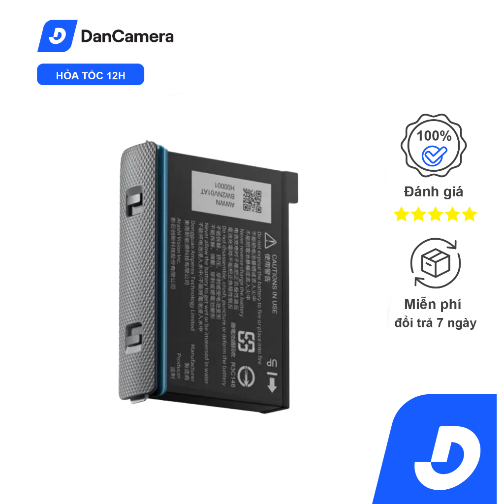 Pin insta360 one x2,x3/x4/x5 Like new  | Hàng chính hãng | bảo hành 6 tháng