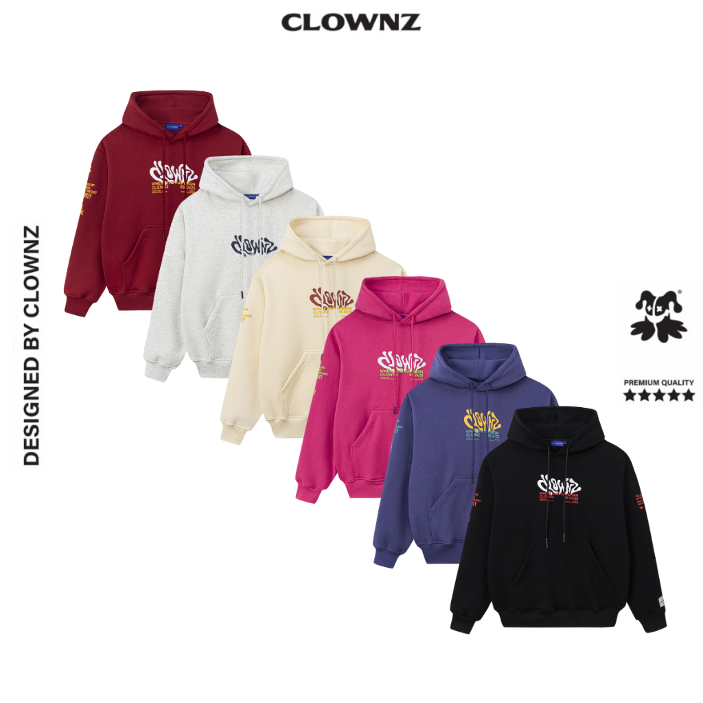  Áo hoodie ClownZ Basic 4 Life Hoodie The Fun local brand form rộng đồ mùa đông nam nữ unisex 