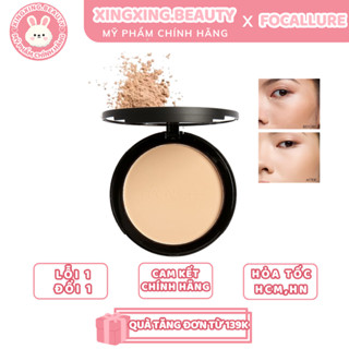  Phấn phủ dạng nén  Focallure Chính Hãng 3 màu kiểm soát dầu lâu trôi 70g 1 hộp - FA16 