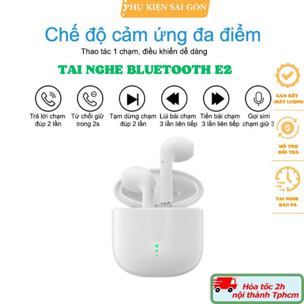 Tai nghe không dây bluetooth Cuahangphukiensaigon JE-RY - A10/ AP2 Màu Trắng