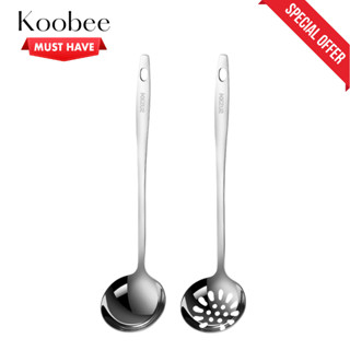 Muỗng múc canh cao cấp Inox 304 sang trọng, tinh tế - Vá muôi thủng ăn lẩu chuyên dụng (NB95)