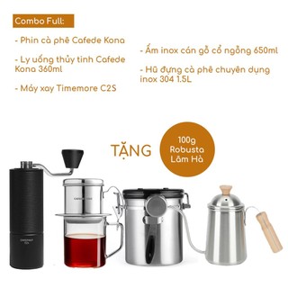 Combo pha cà phê phin tại nhà thông dụng