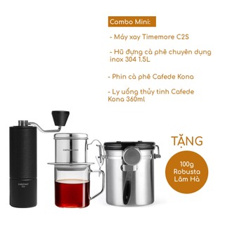 Combo pha cà phê phin tại nhà thông dụng