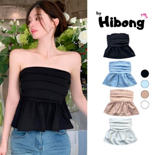 Áo ỐNG XÒE Xếp Ly Nữ Lưng Chun, Áo Quây Cúp Kiểu Sexy Dáng Phồng Đẹp Tôn Dáng HIBONG