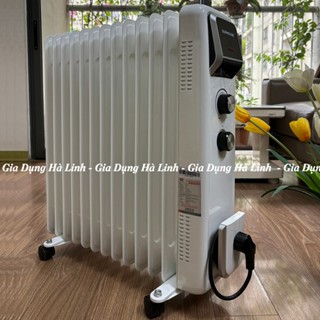 Máy sưởi dầu SUNHOUSE 13 lá SHD7084, Công suất 2400W, Có giá phơi, Bảo hành 12 tháng