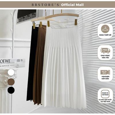 BBSTORE'S Chân Váy Công Sở Xếp Ly Form Xòe Thời Trang Thanh Lịch - V2146