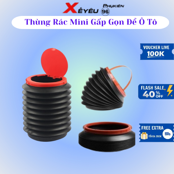 Thùng Rác Co Giãn Mini