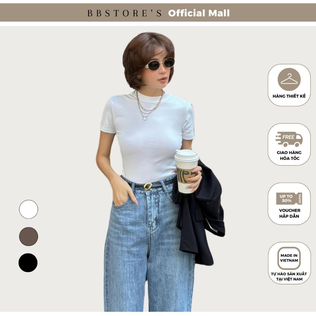 BBSTORE’S Áo Thun Tay Lở Cổ Tròn Tối Giản Và Hiện Đại - A2189S