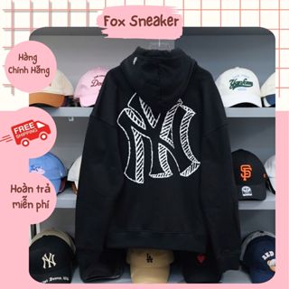 Áo Hoodie New Era Zip NY 3D Đen 14588965 Hàng Chính Hãng | Fox Sneaker