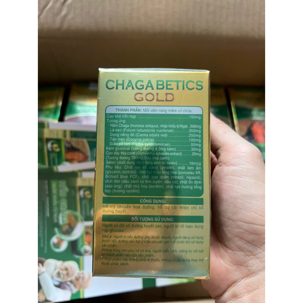 Chaga Betics Gold hỗ trợ điều trị các biến chứng đái tháo đường